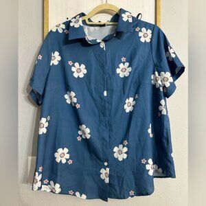 Shein floral flower shirt